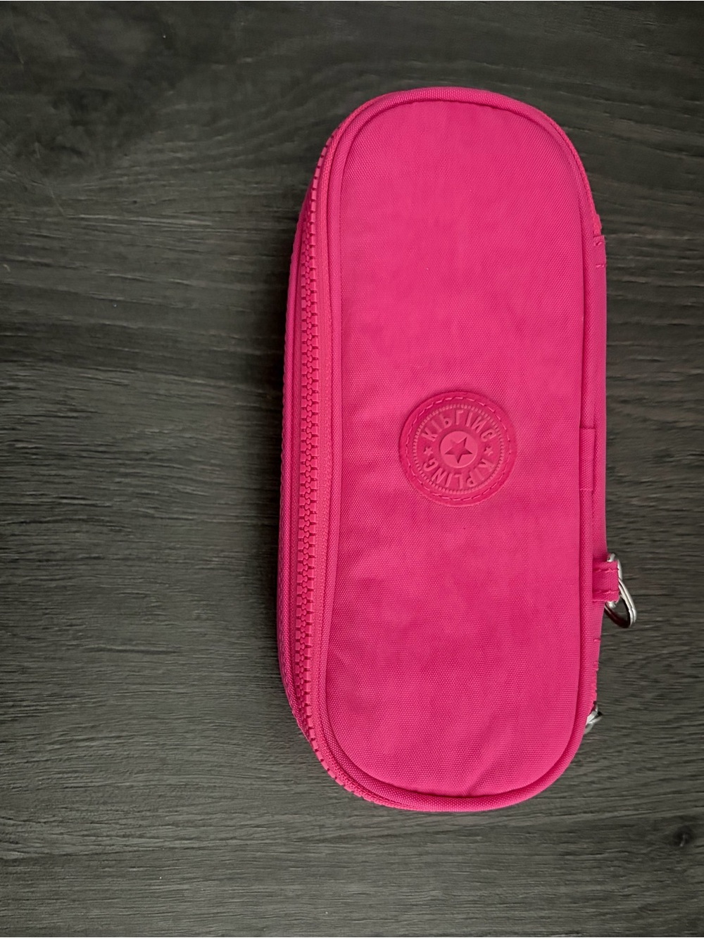 Kipling Bright Pink Zip Electronics Pouch